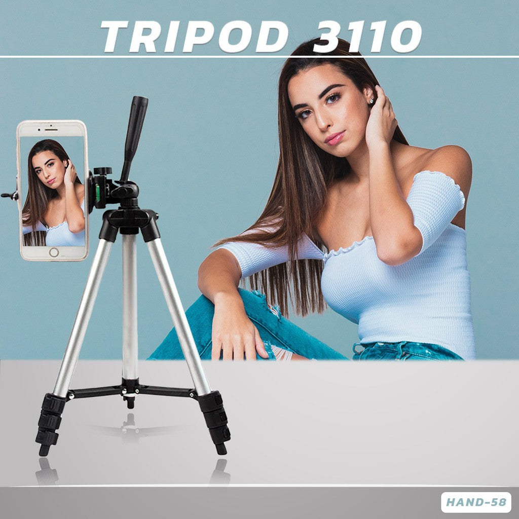 Trípode 3110 Pro – Soporte Profesional para Celular y Cámara